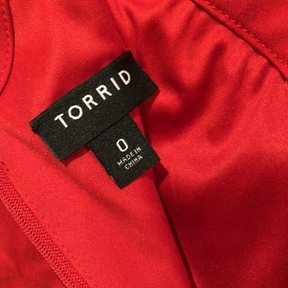 Torrid Red Blouse - Picture 9 of 9